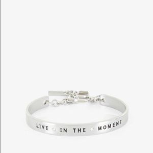 BCBGENERATION Silver Quote Bracelet